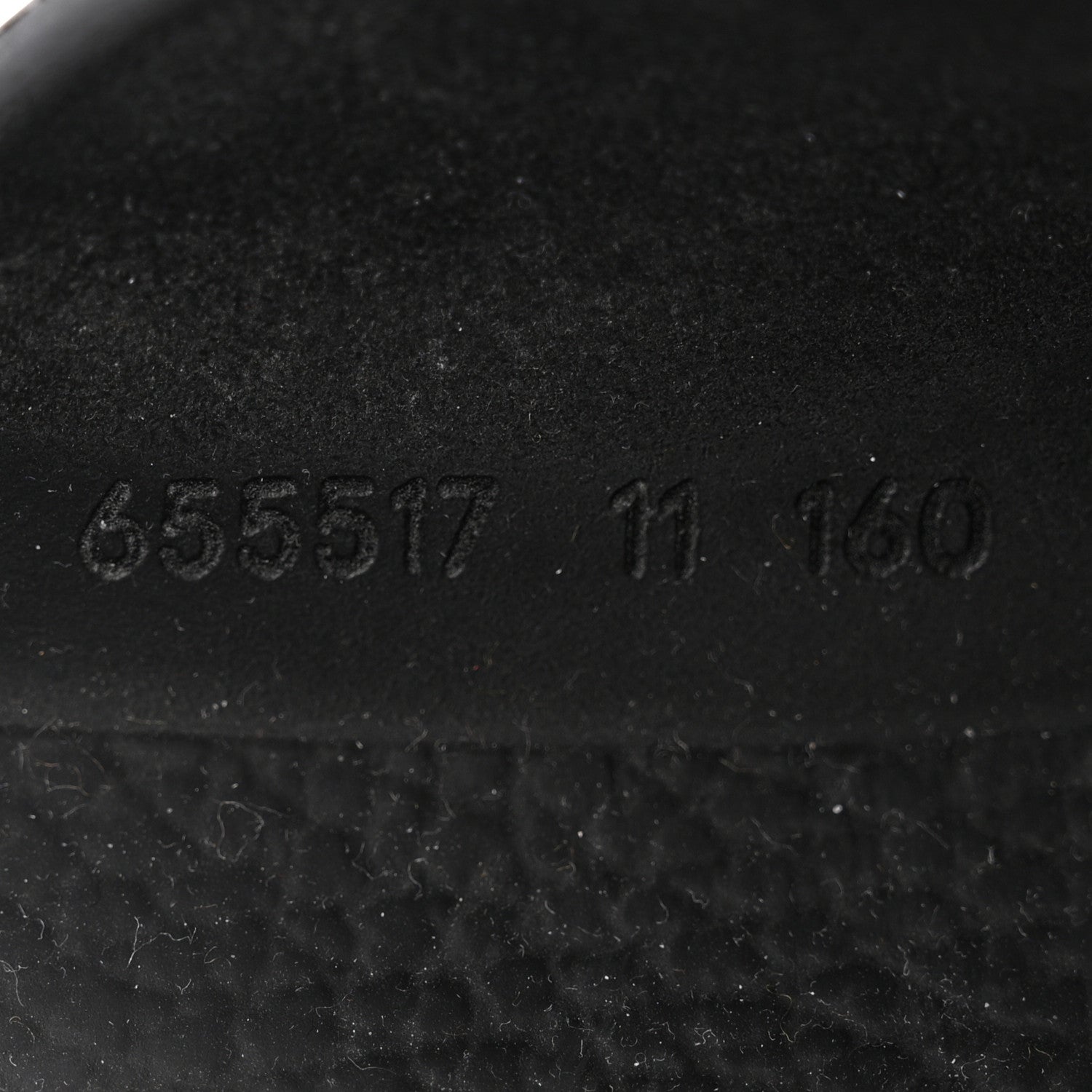 Gucci Rubber GG Monogram Mens Sandals 11 Black 8 of 12