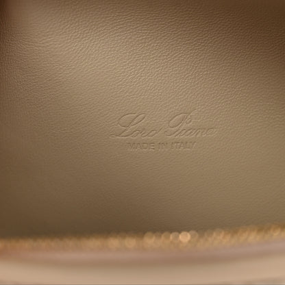Loro Piana Woven Cotton L19 Extra Pocket Pouch Natural Lotus Root 6 of 9