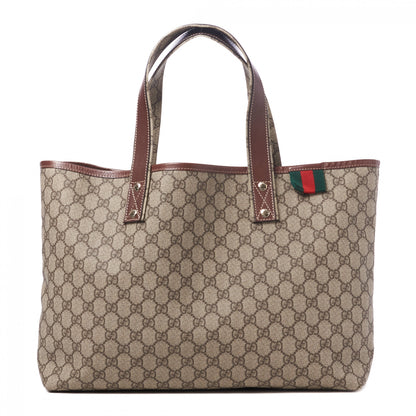 Gucci GG Plus Monogram Medium Signature Web Loop Tote Brown 1 of 8