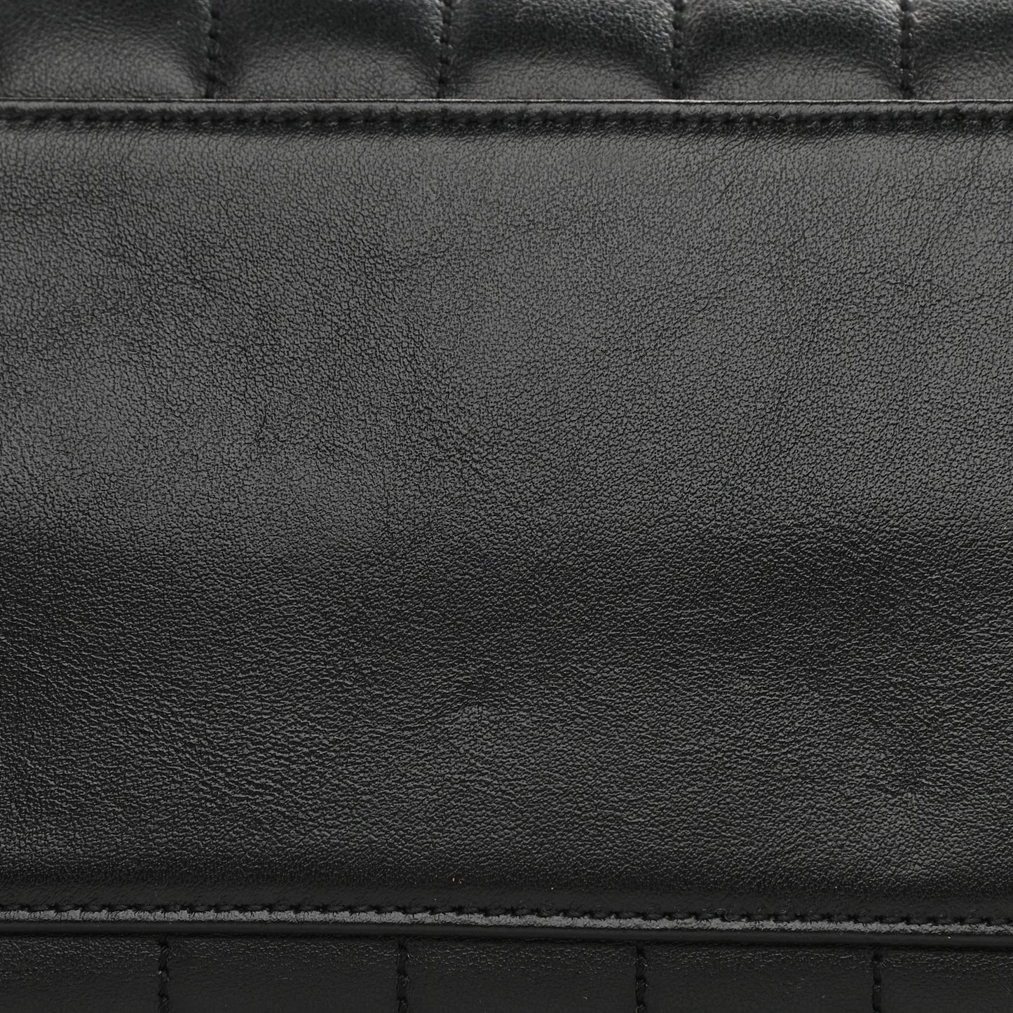 Calfskin Y Quilted Monogram Medium Loulou Chain Satchel Black