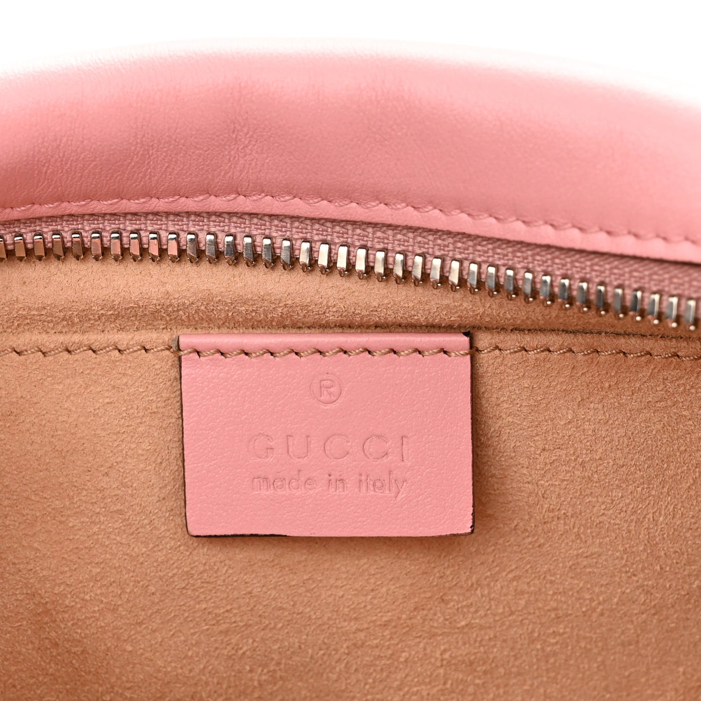 Calfskin Matelasse Small GG Marmont Chain Shoulder Bag Wild Rose