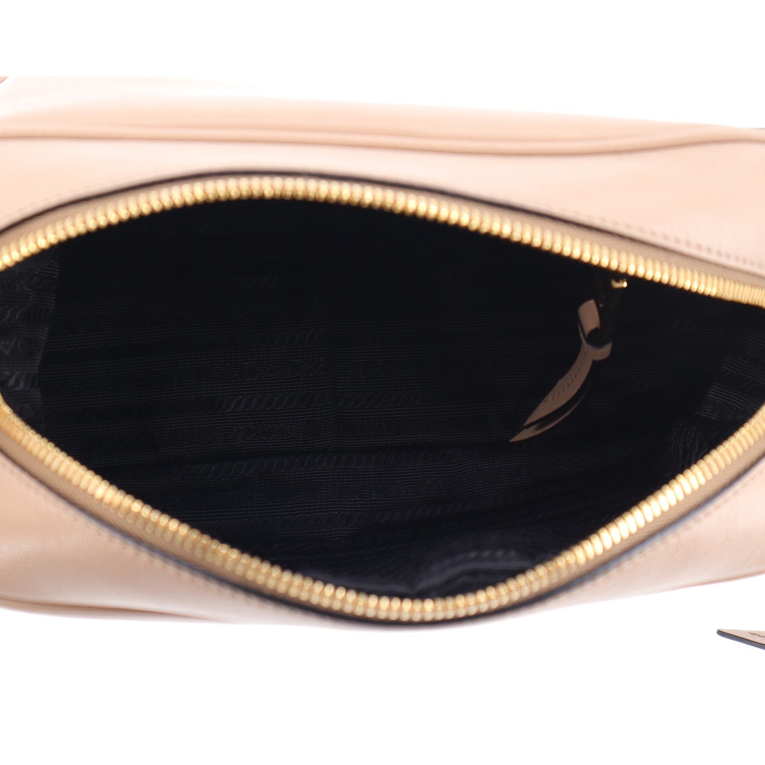 Prada Glace Calfskin Embossed Logo Crossbody Cammeo 4 of 9