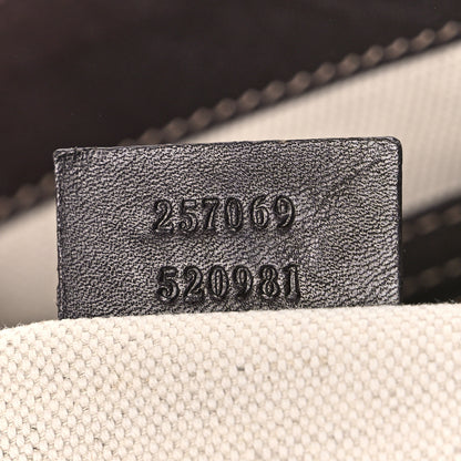 Gucci Monogram Small Lovely Heart Tote Dark Brown 6 of 8