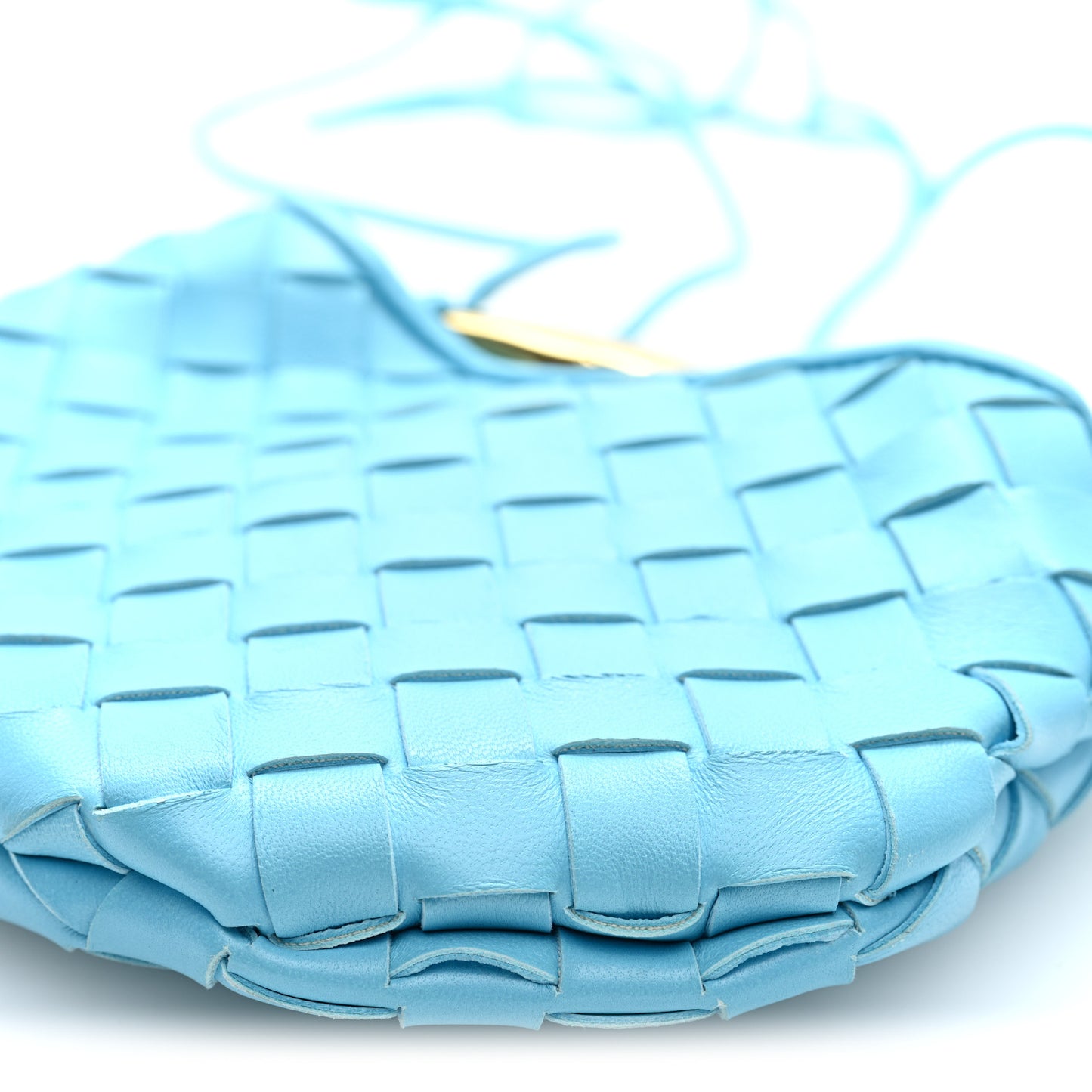 Nappa Intrecciato Mini Sardine Bag Turquoise