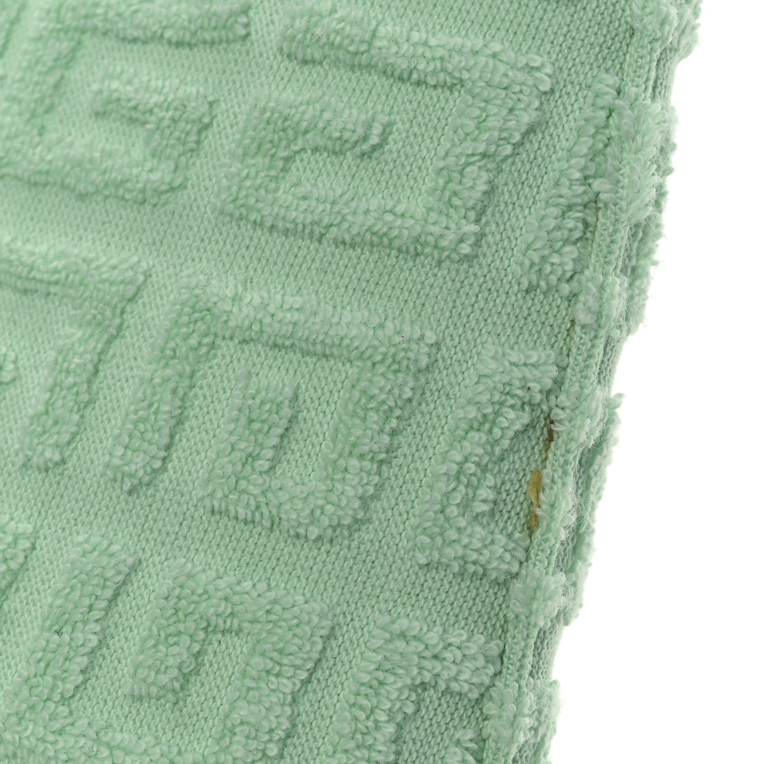 Givenchy Terry Cloth Logo Zipped Pouch Aqua Green 12 of 13