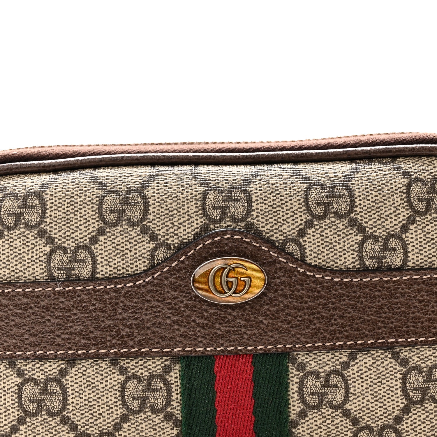Gucci GG Supreme Monogram Ophidia Belted iPhone Case 75 30 Dark Brown 8 of 10