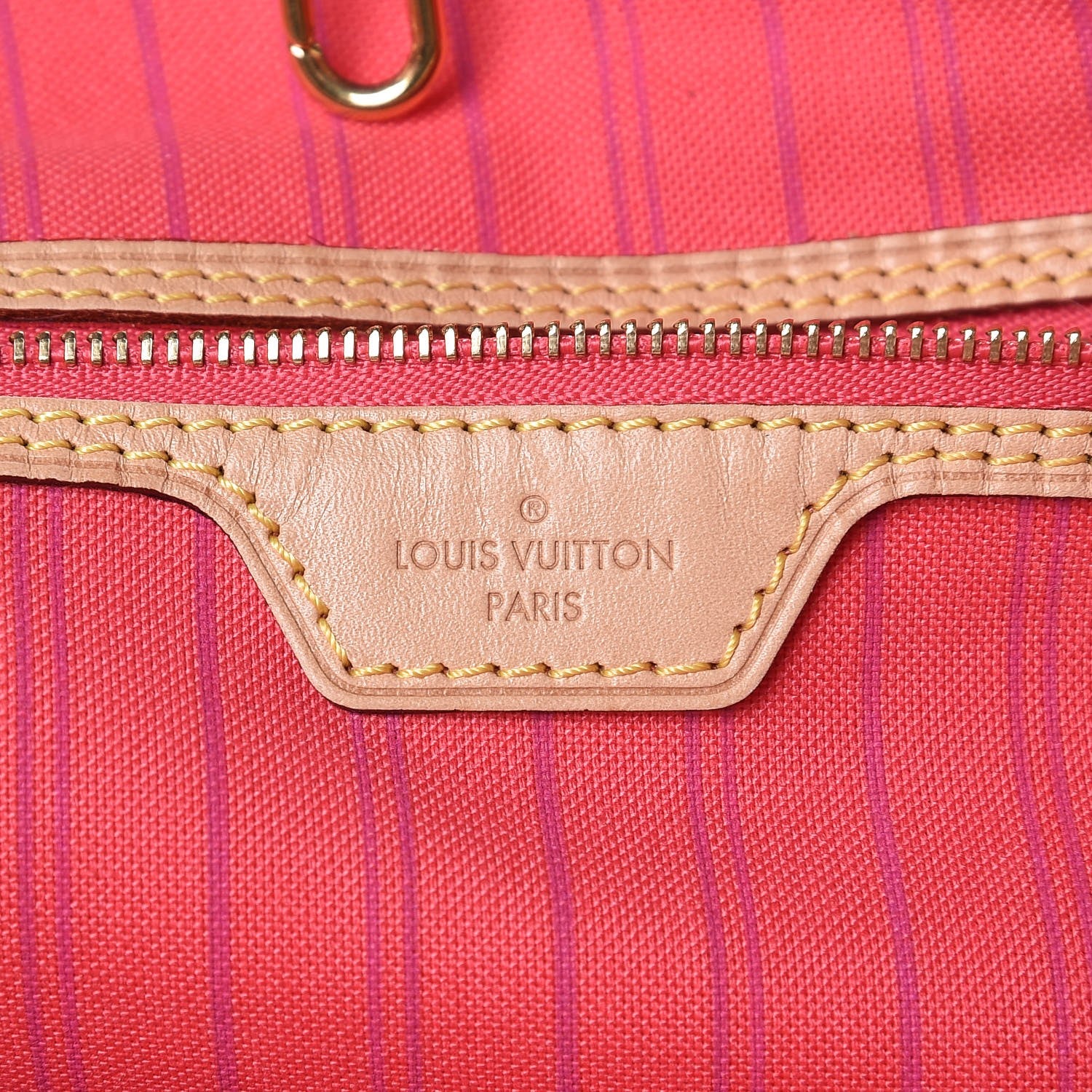 Louis Vuitton Damier Azur Delightful MM Pink 6 of 11