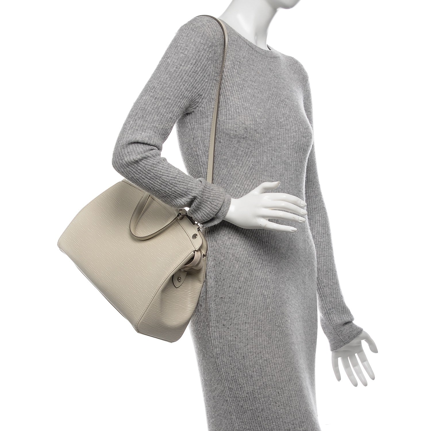 Louis Vuitton Epi Brea MM Ivory 2 of 6