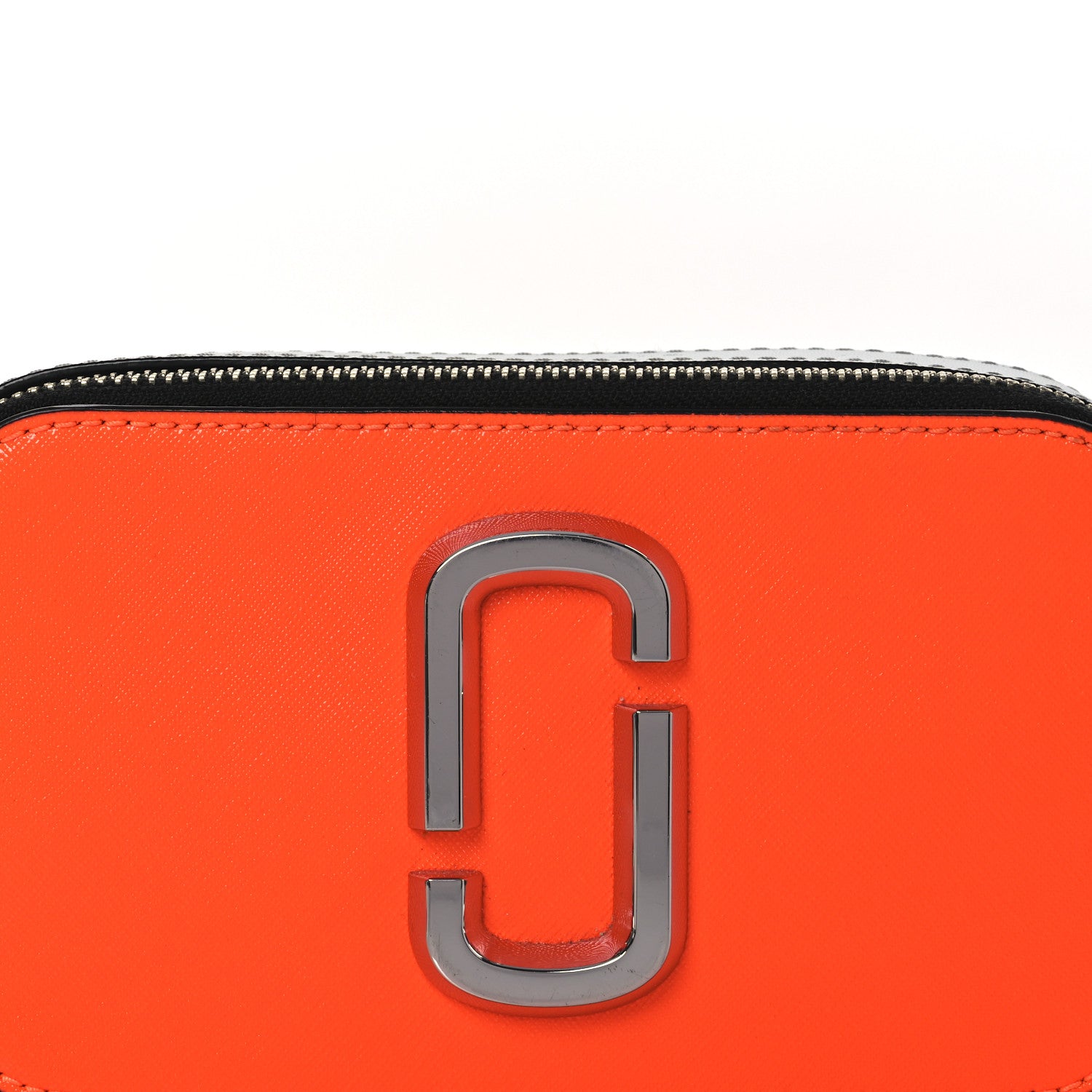 Marc Jacobs Saffiano Small Fluoro Snapshot Camera Bag Neon Orange 8 of 14