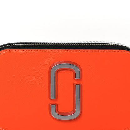 Marc Jacobs Saffiano Small Fluoro Snapshot Camera Bag Neon Orange 8 of 14