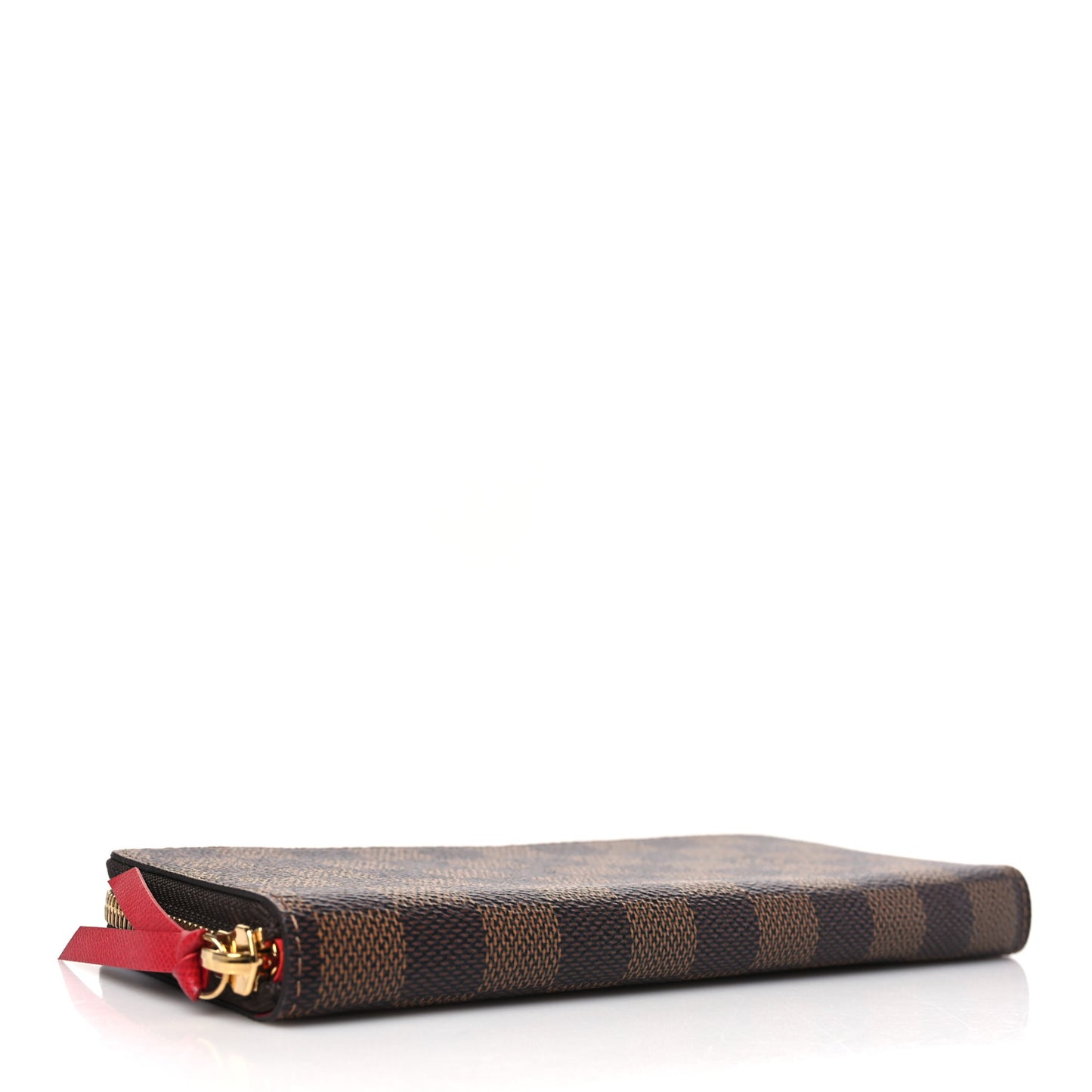 Damier Ebene Clemence Wallet Cherry