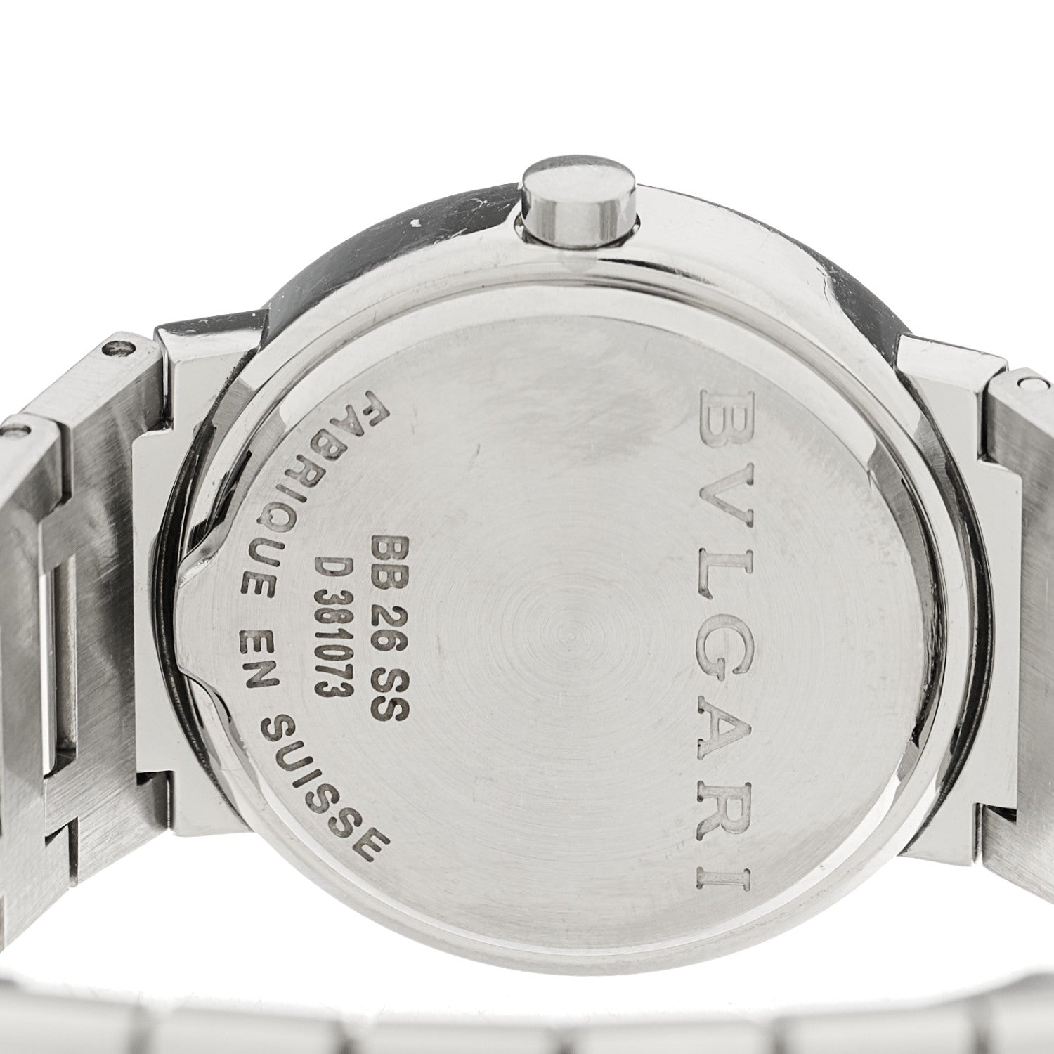 Bulgari Stainless Steel 26mm Quartz Watch Black 4 of 4