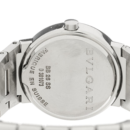 Bulgari Stainless Steel 26mm Quartz Watch Black 4 of 4