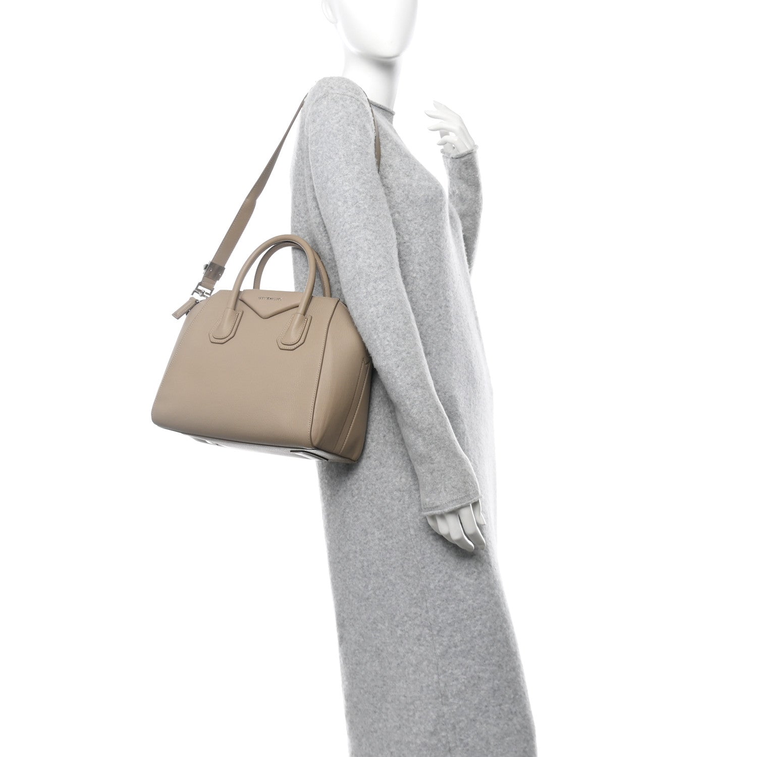 Givenchy Sugar Goatskin Small Antigona Beige 2 of 13