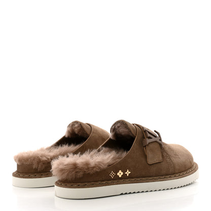 Louis Vuitton Monogram Fur LV Easy Mule 6 Brown 4 of 8