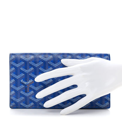 Goyard Goyardine Richelieu Wallet Sky Blue 2 of 10
