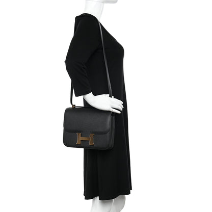 Hermes Epsom Constance 24 Black 2 of 12