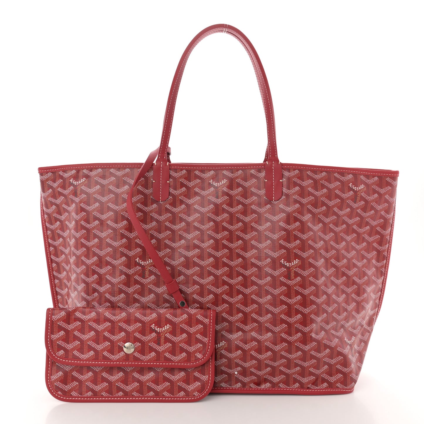Goyardine Reversible Anjou PM Red