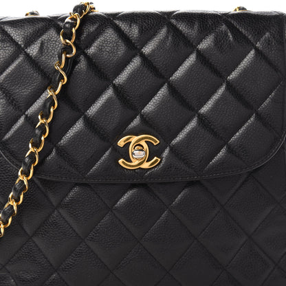 Chanel Caviar Quilted Small Single Flap Black 11 of 12