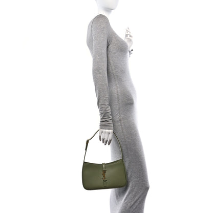 Saint Laurent Smooth Calfskin Le 5 A 7 Hobo Pistache 2 of 11