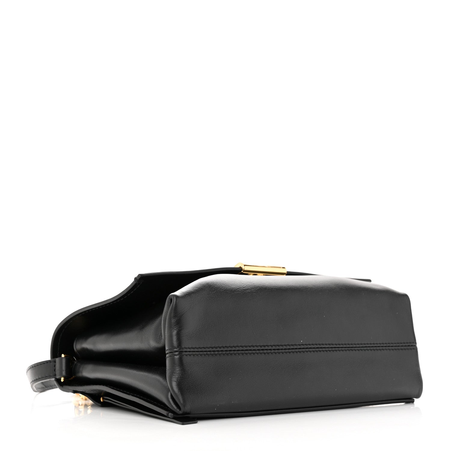 Off-White Calfskin Binder Clip Bag Black 4 of 11