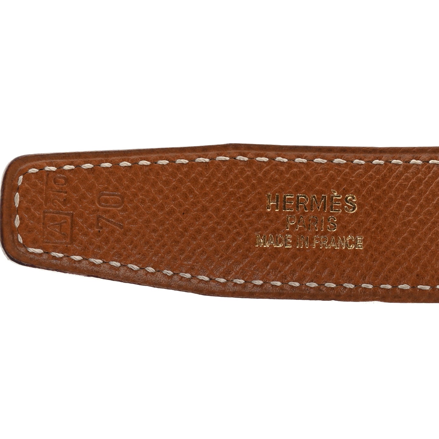 Swift Epsom 24mm Constance H Belt 70 Black Gold