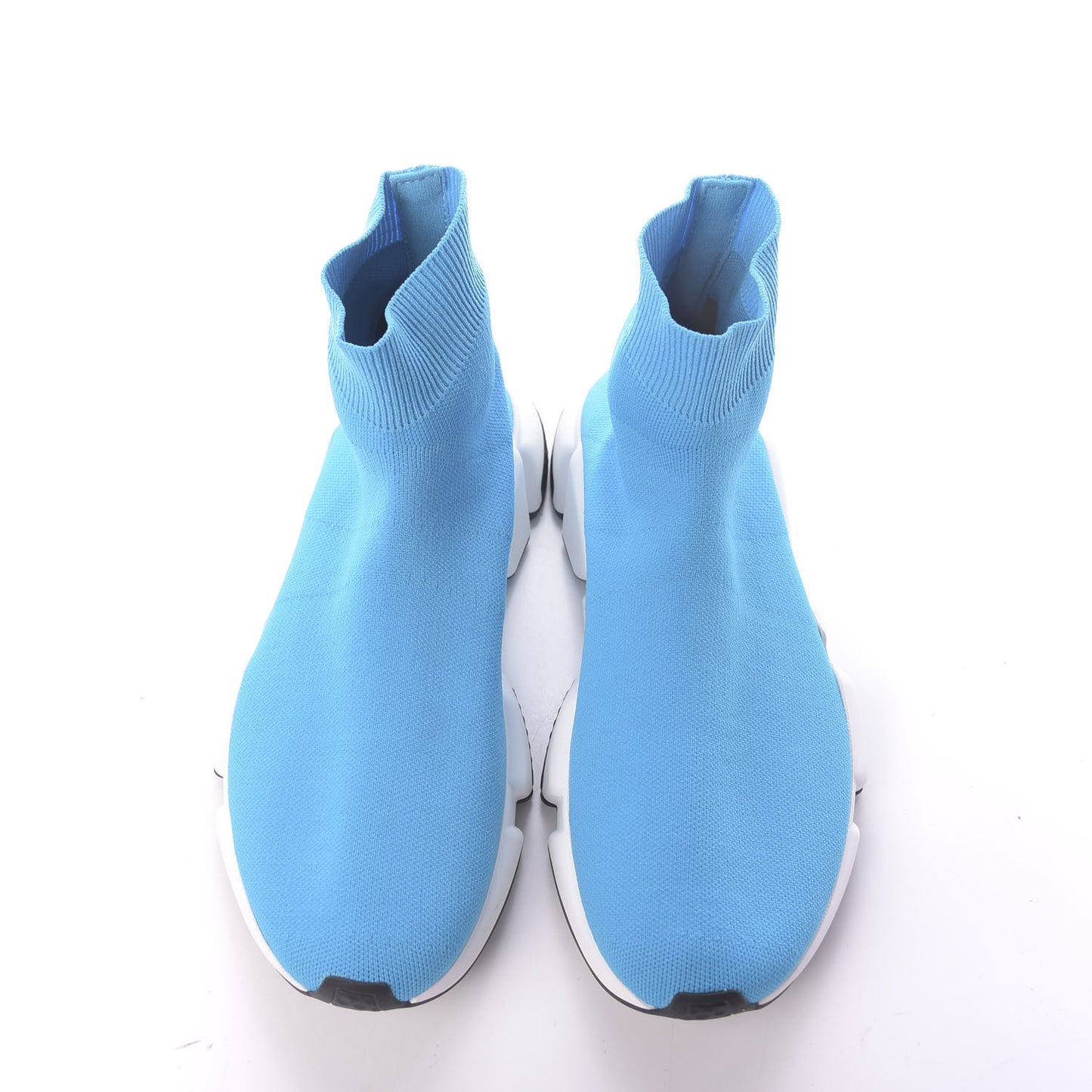 Nylon Knit Womens BB Speed Sneakers 38 Bleu Azur