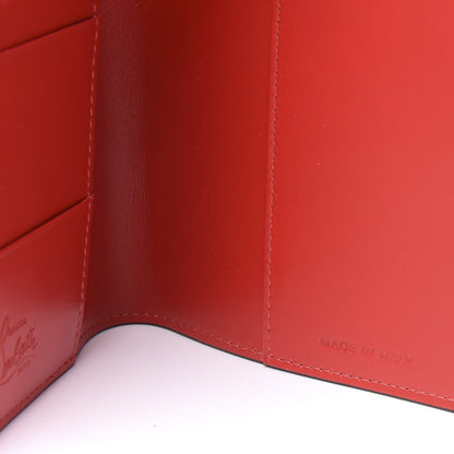 Christian Louboutin CHRSTIAN LOUBOUTIN Grained Calfskin Crazy Love Loubipass Passport Holder Latte 9 of 9