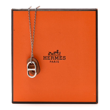 Hermes Swift O'Maillon Pendant Necklace Gold 6 of 6