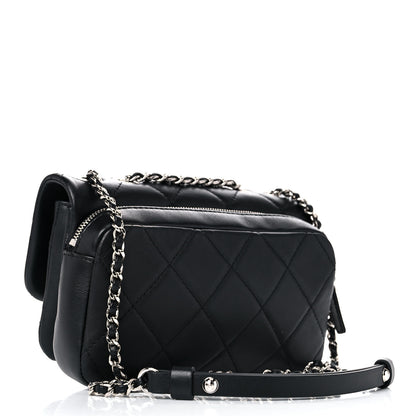 Chanel Lambskin Quilted CC Flap Black 2 of 9