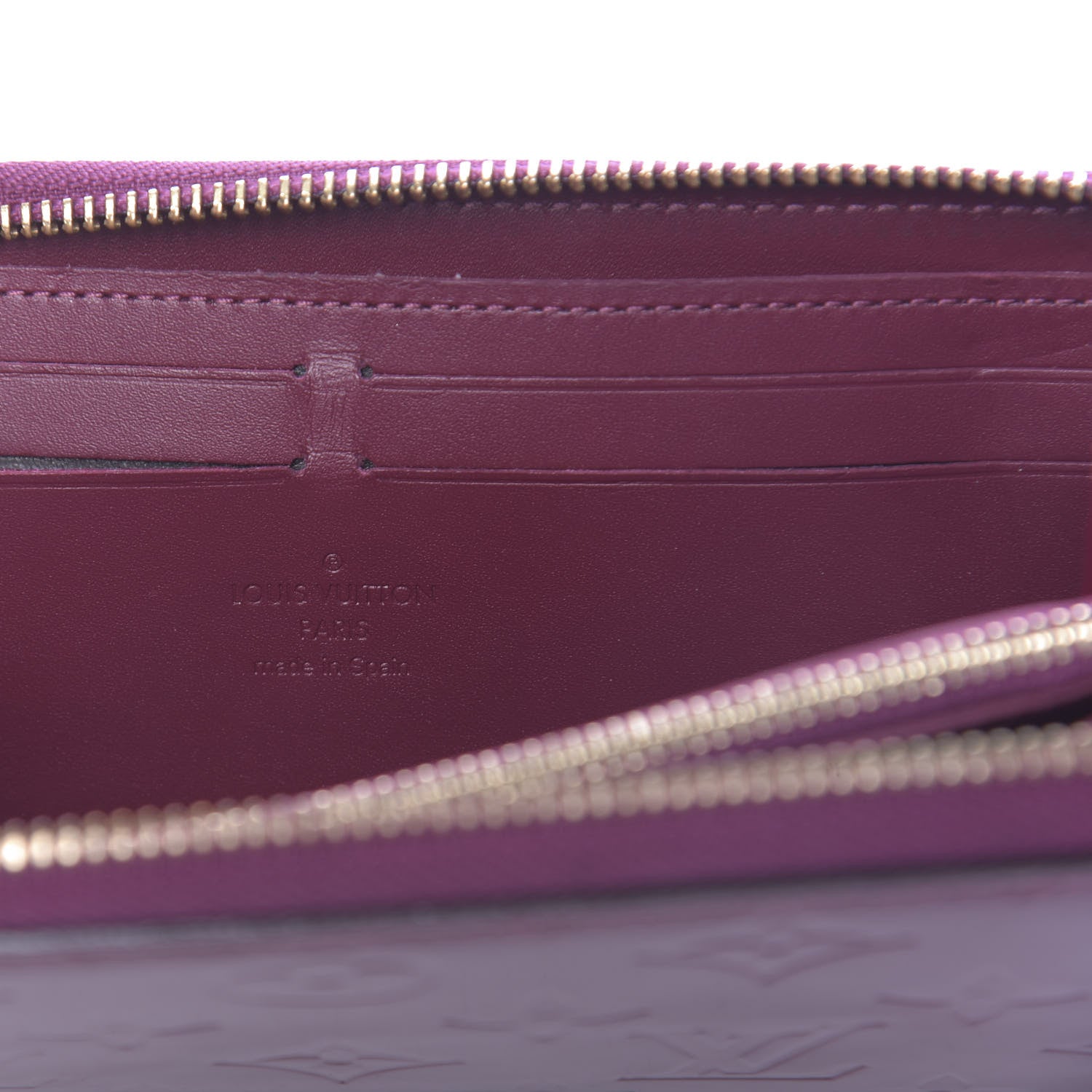Louis Vuitton Vernis Clemence Wallet Violet 6 of 6