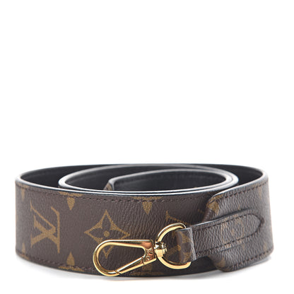 Louis Vuitton Monogram Bandouliere Shoulder Strap Black 1 of 3