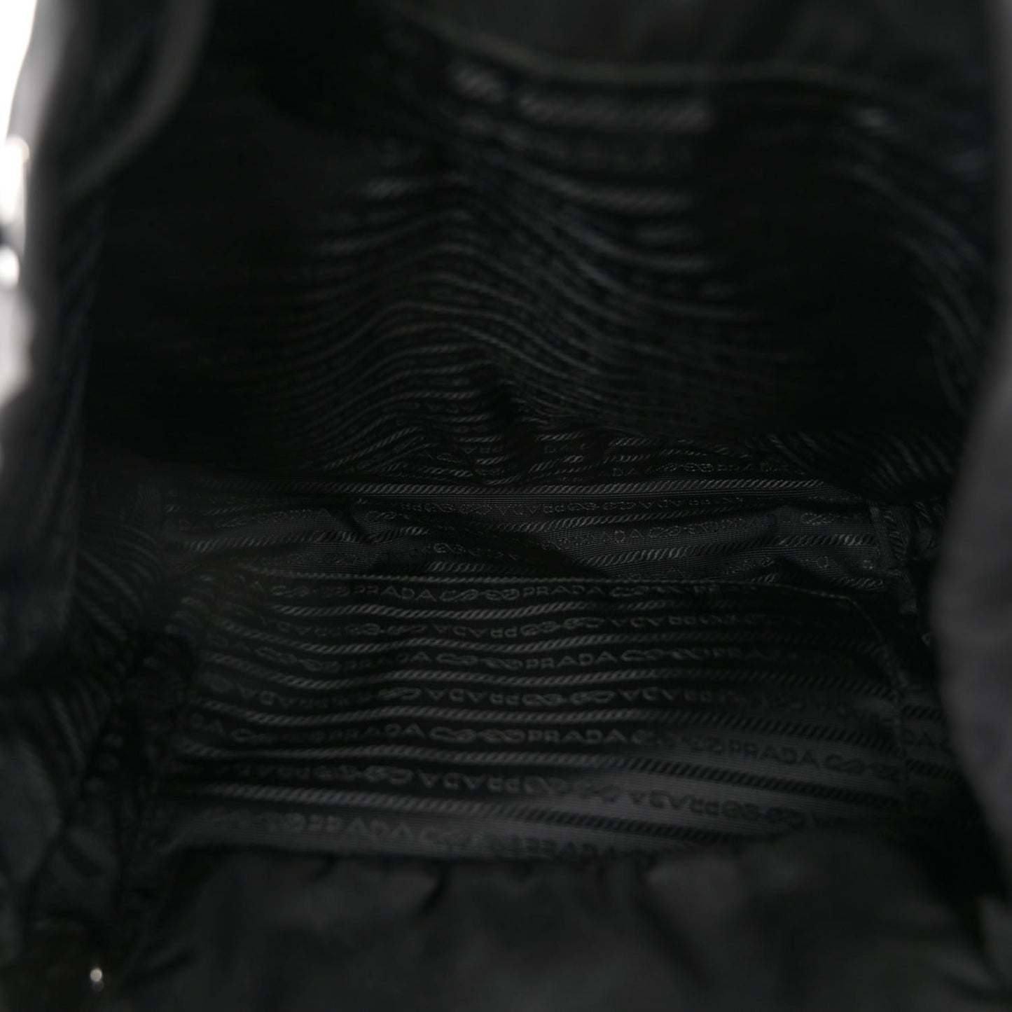 Re-Nylon Saffiano Medium Backpack Black
