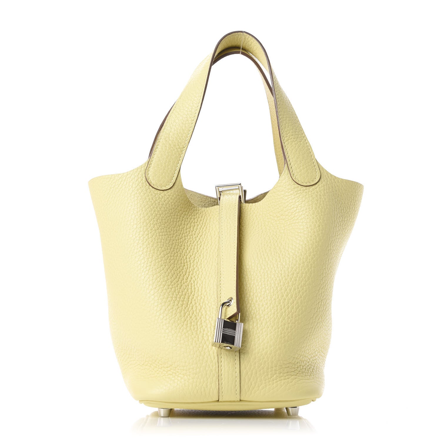 Hermes Taurillon Clemence Picotin Lock 18 PM Jaune Poussin 1 of 10