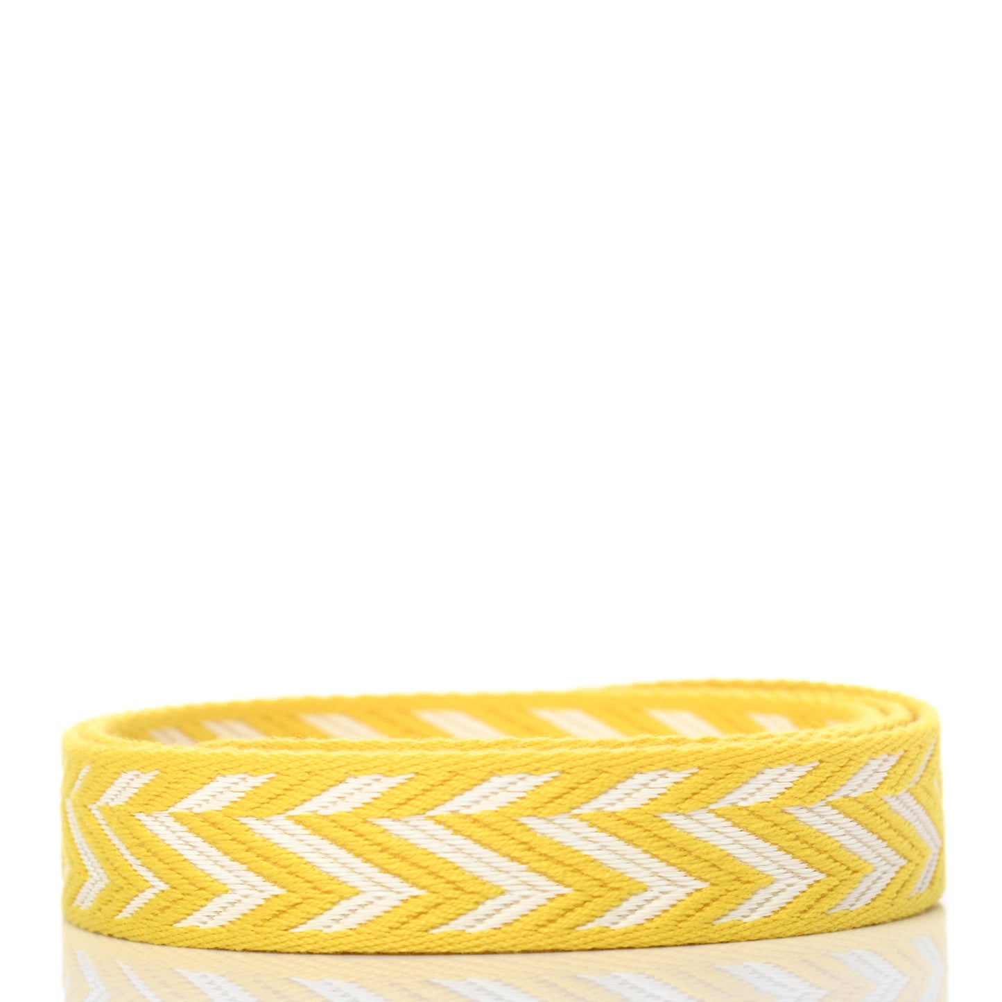 Toile Swift 25mm Sangle ZigZag Shoulder Strap Jaune de Naples White
