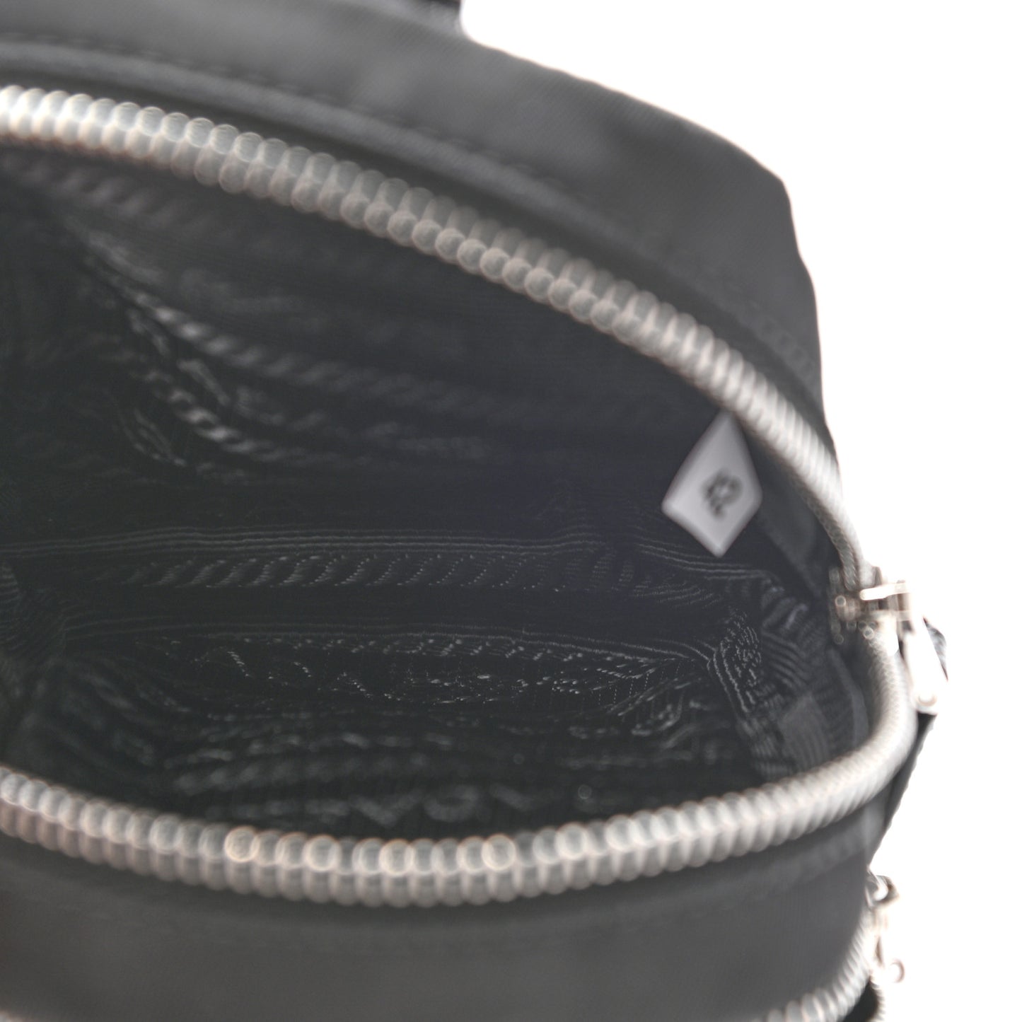 Tessuto Nylon Key Pouch Black
