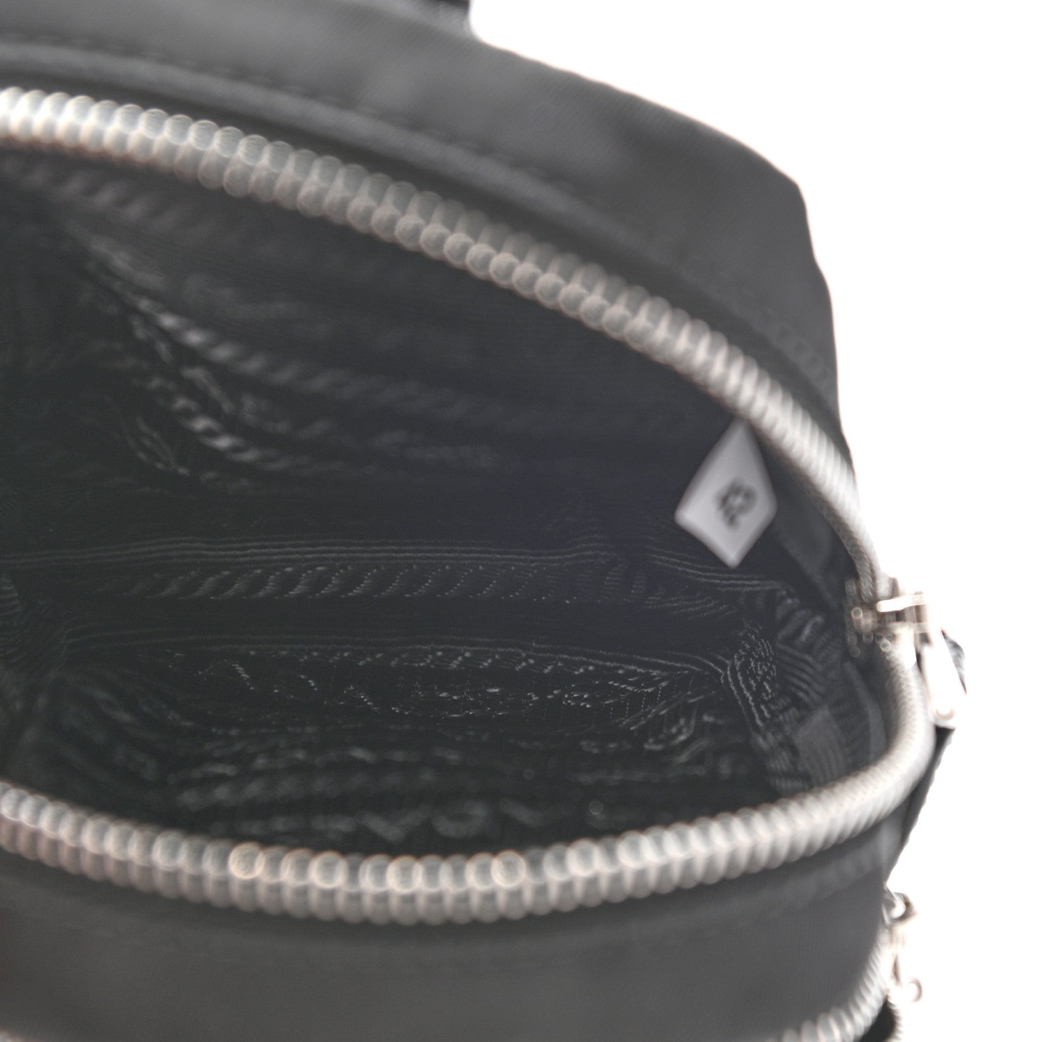 Prada Tessuto Nylon Key Pouch Black 4 of 7