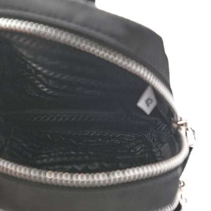 Prada Tessuto Nylon Key Pouch Black 4 of 7