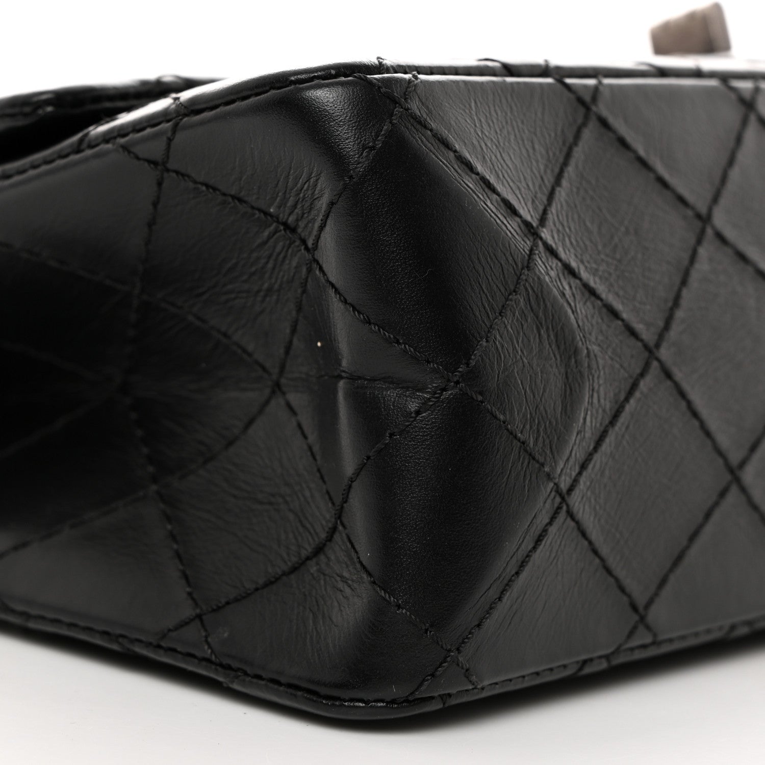 Chanel Aged Calfskin Quilted 2.55 Reissue 225 Flap Black 9 of 10