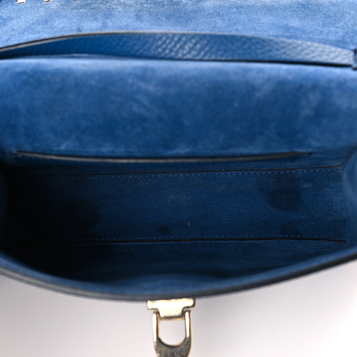 Valentino Garavani Pebbled Calfskin Medium Rockstud Flip Lock Crossbody Bag Peacock 5 of 9