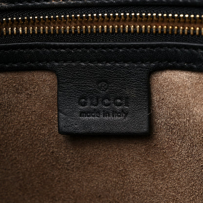Gucci GG Supreme Monogram Medium Padlock Tote Black 6 of 19