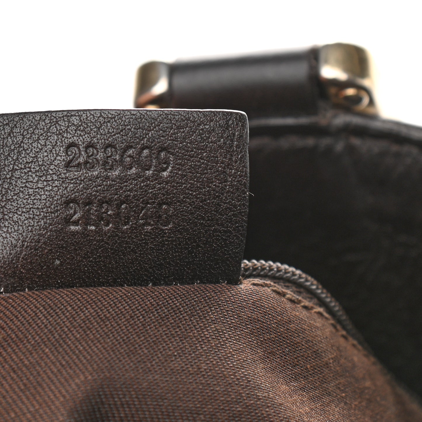 Monogram New Ladies Web Tote Dark Brown