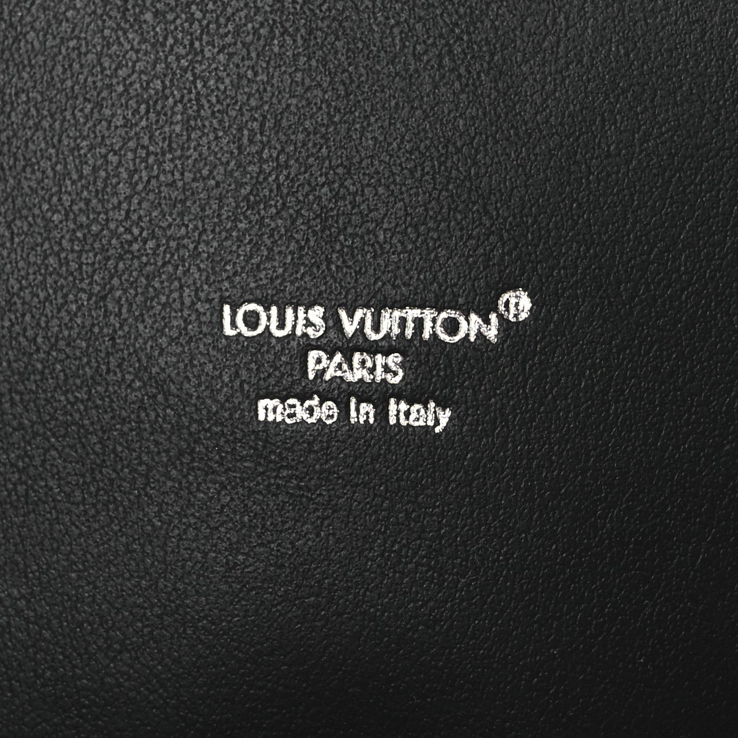 Monogram Dog Bag Charm Key Holder Black