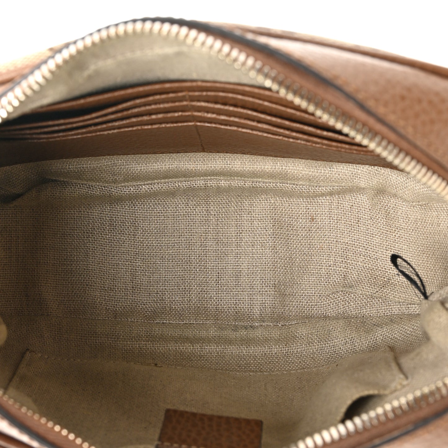 Monogram Mini Bree Messenger Bag Beige Tabacco
