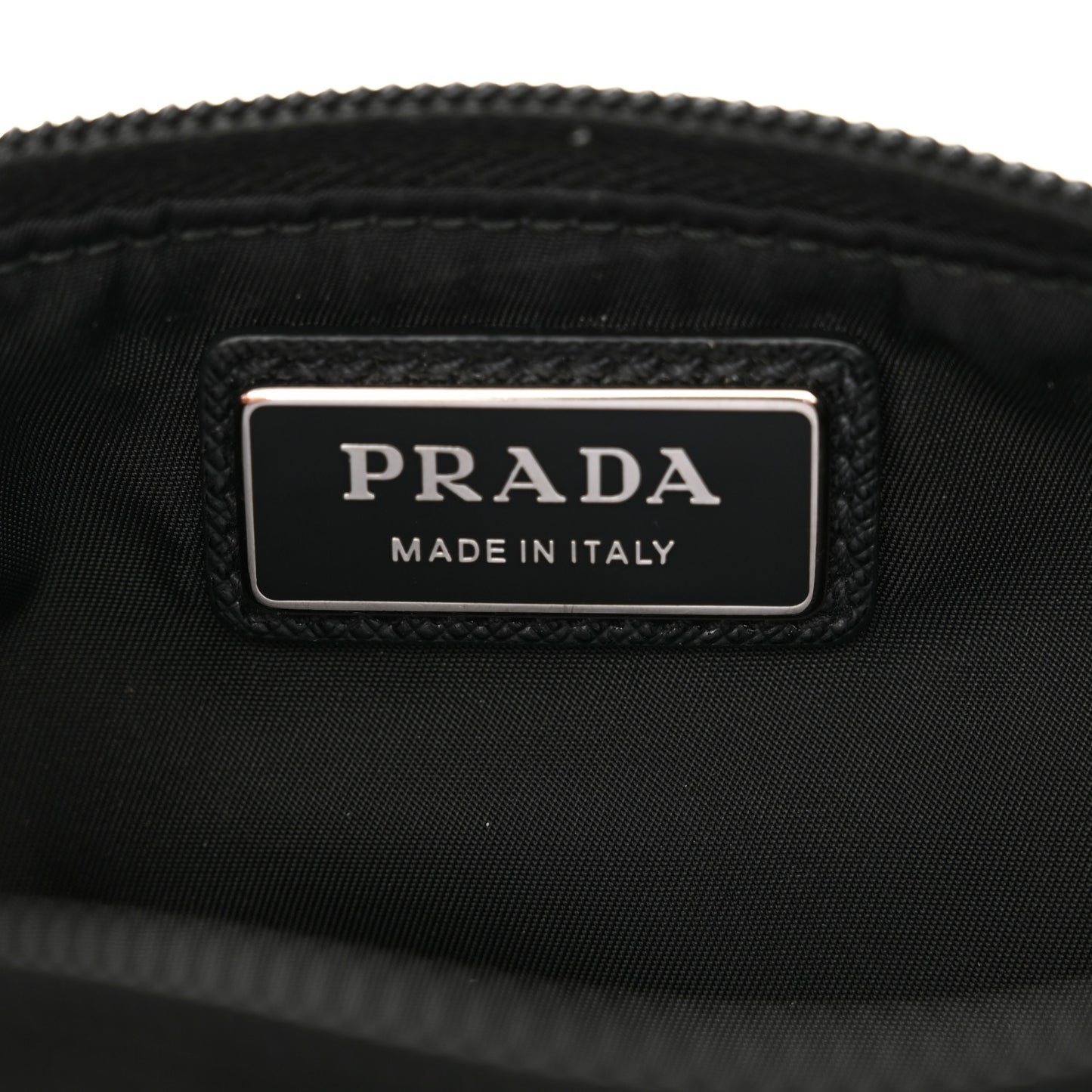 Re-Nylon Saffiano Belt Bag Black
