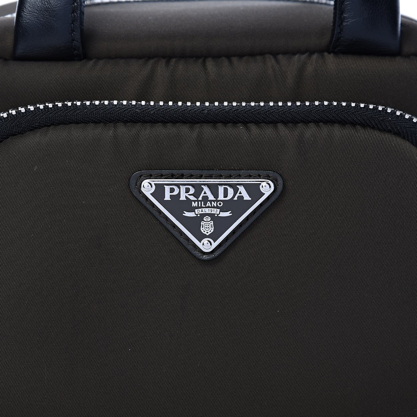Tessuto Nylon Pocket Top Handle Cargo Bag Mimetico Black