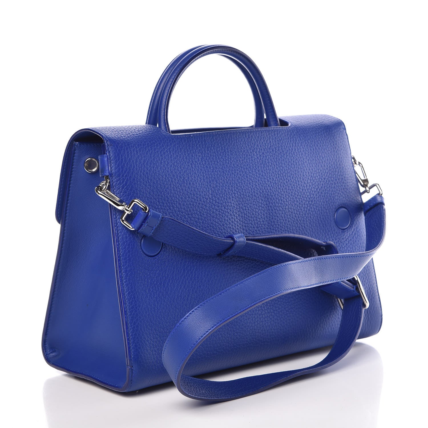 Christian Dior Bullcalf Medium Diorever Flap Yves Klein Blue 3 of 19