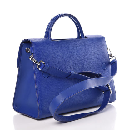 Christian Dior Bullcalf Medium Diorever Flap Yves Klein Blue 3 of 19
