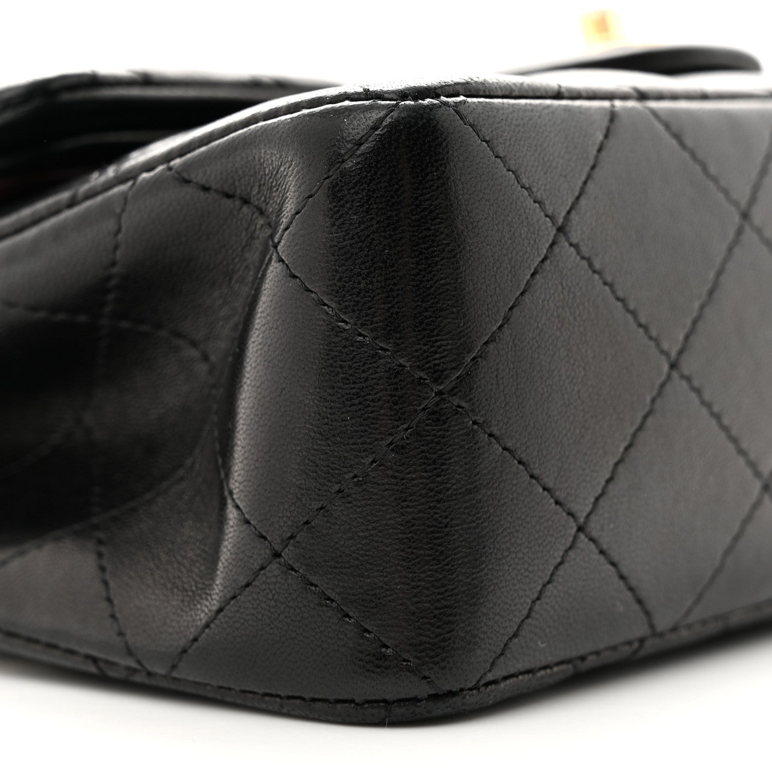 Chanel Lambskin Quilted Small Double Flap Black 9 of 12