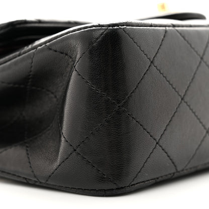 Chanel Lambskin Quilted Small Double Flap Black 9 of 12